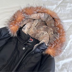 1 Madison Expedition Parka Fox Fur Hood Trim Size Small